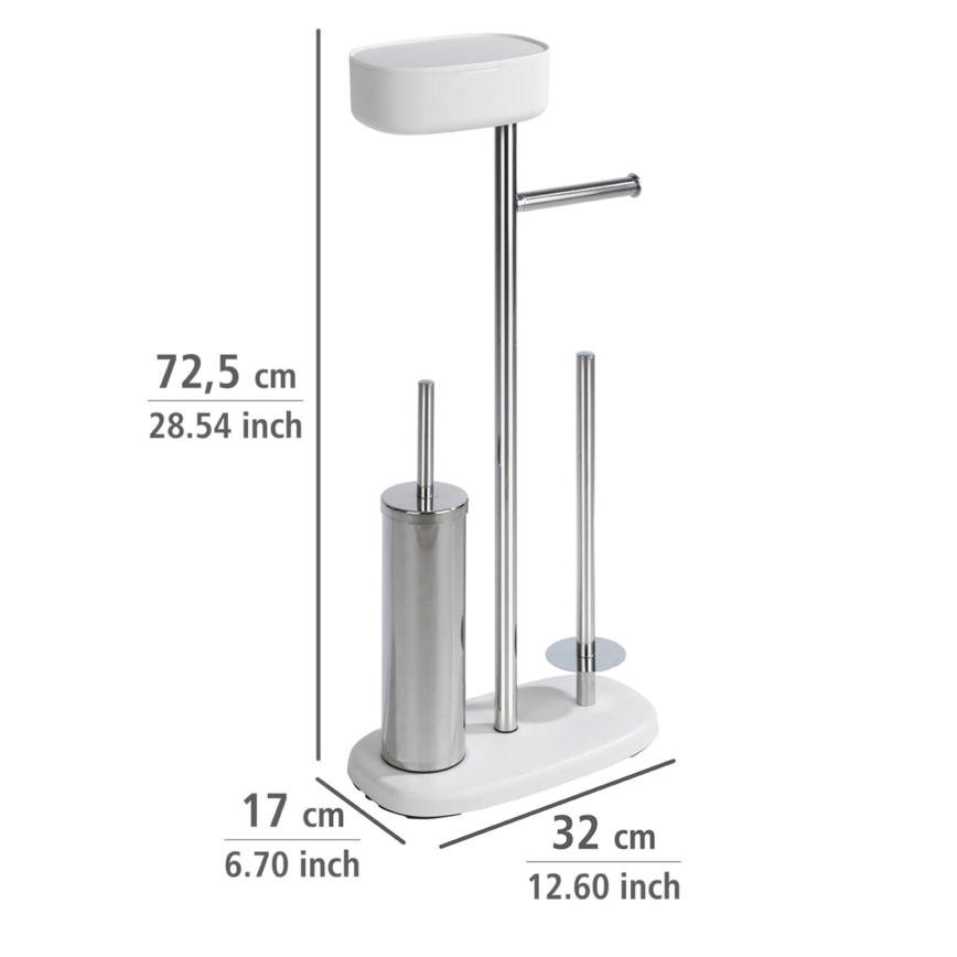 WENKO 24420100 - WC rinkinys RIVAZZA 17x72,5 cm baltas