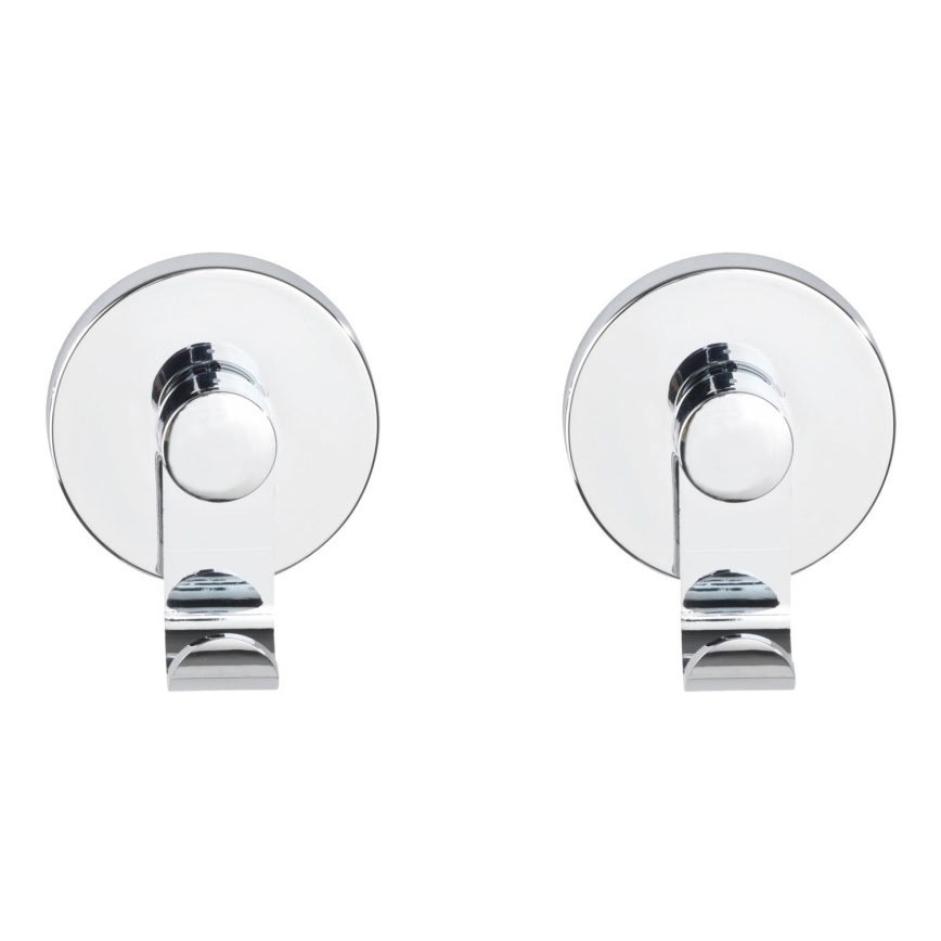 WENKO 24466100 – VACUUM-LOC kabliukas, 6 x 7 cm, blizgus chromas