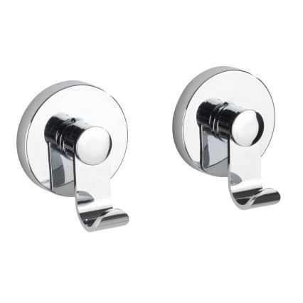 WENKO 24466100 – VACUUM-LOC kabliukas, 6 x 7 cm, blizgus chromas