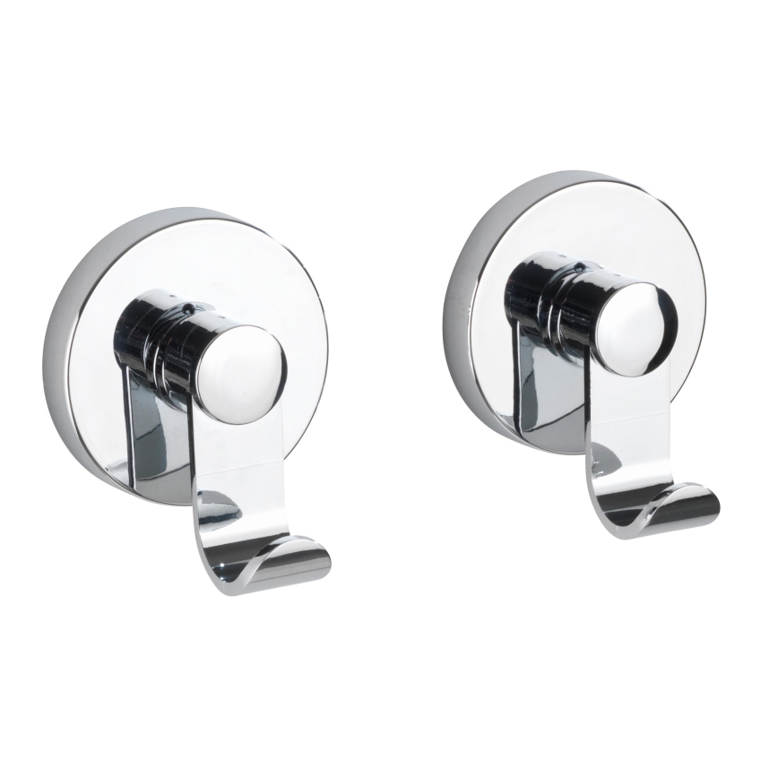 WENKO 24466100 – VACUUM-LOC kabliukas, 6 x 7 cm, blizgus chromas