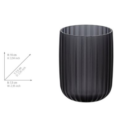 WENKO 24489100 - AGROPOLI puodelis 7,5x10 cm pilkas