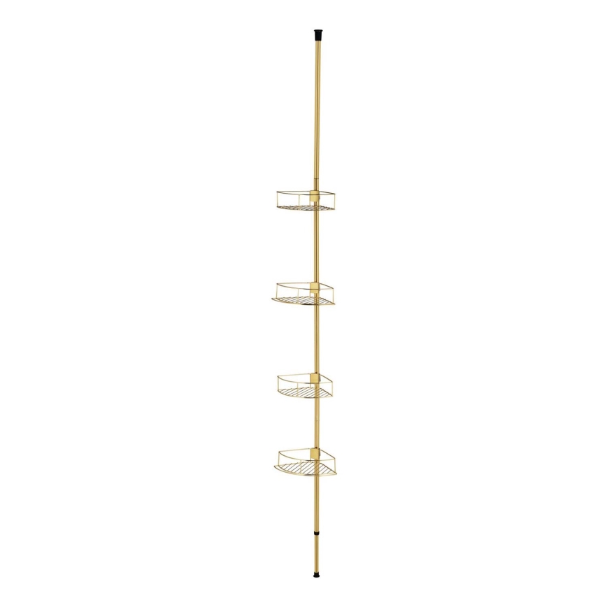WENKO 24569100-Kampinė lentyna DOLCEDO 31x275 cm auksinė