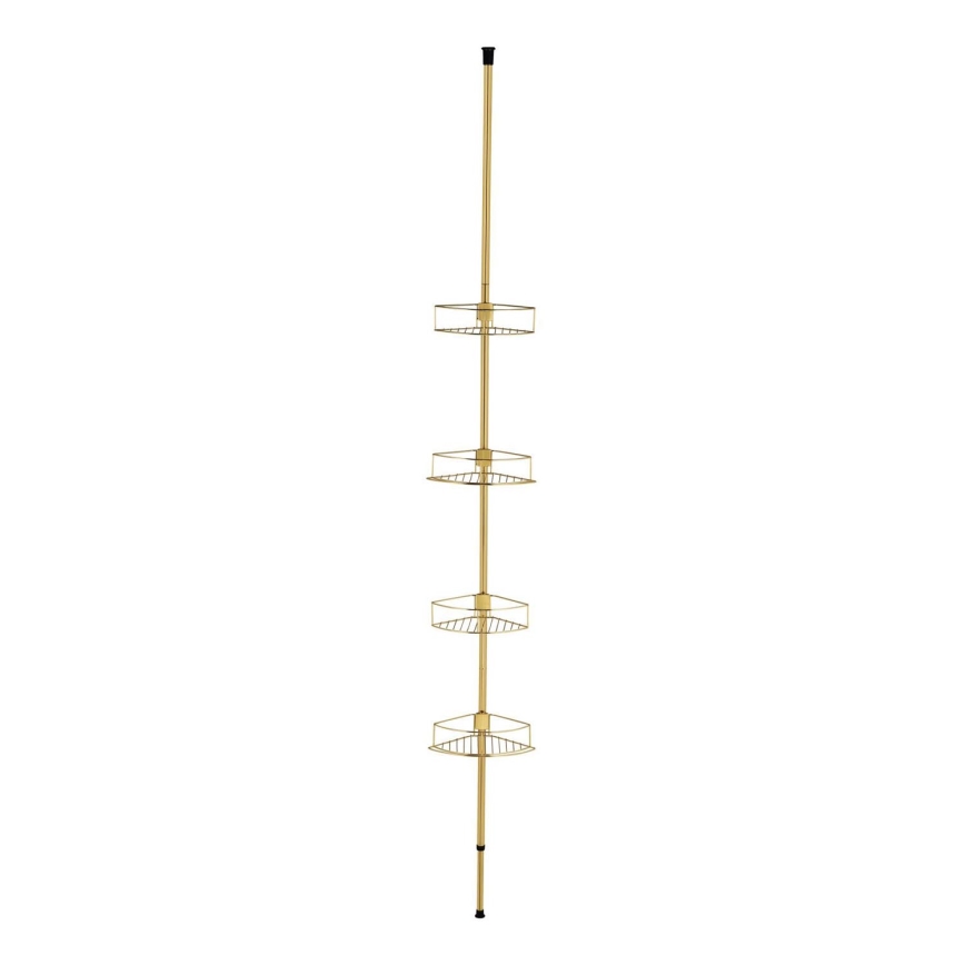 WENKO 24569100-Kampinė lentyna DOLCEDO 31x275 cm auksinė