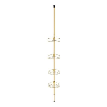 WENKO 24569100-Kampinė lentyna DOLCEDO 31x275 cm auksinė