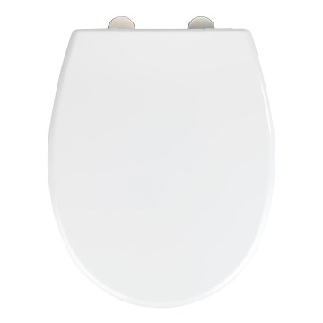 WENKO 24571100-WC sėdynė VORNO NEO 46x37 cm balta/sidabrinė