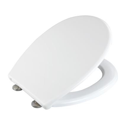 WENKO 24571100-WC sėdynė VORNO NEO 46x37 cm balta/sidabrinė