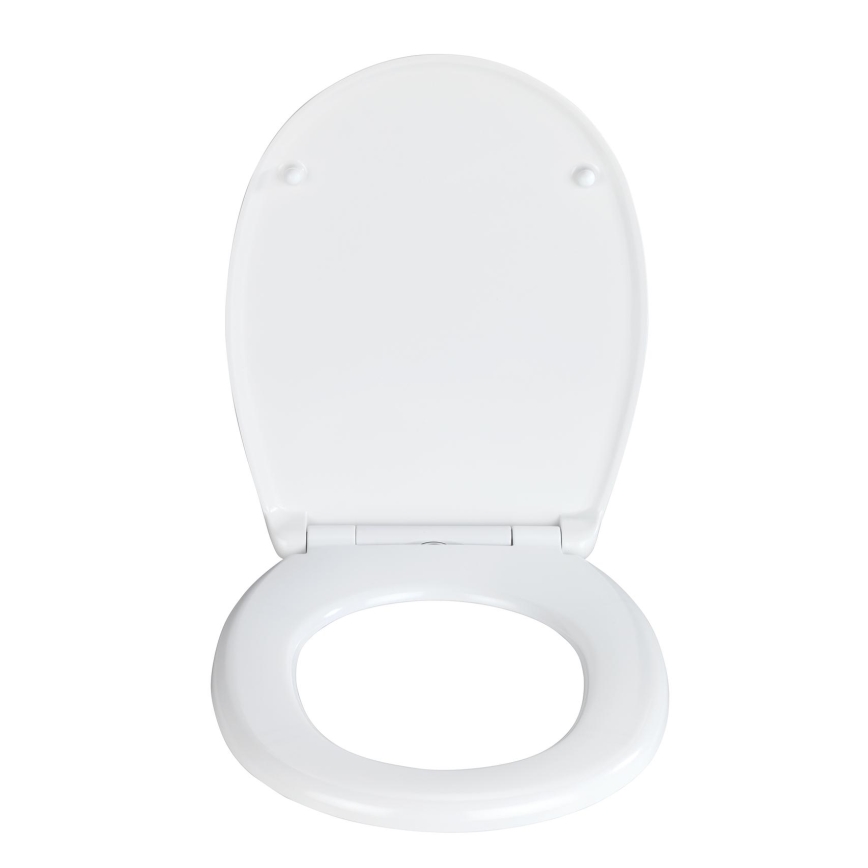 WENKO 24571100-WC sėdynė VORNO NEO 46x37 cm balta/sidabrinė