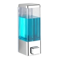 WENKO 24593100-Muilo dozatorius ISTRES 320 ml, blizgus chromas/skaidrus