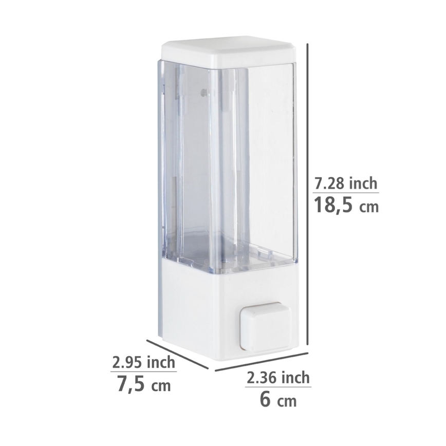 WENKO 24594100-Muilo dozatorius ISTRES 320 ml baltas/skaidrus
