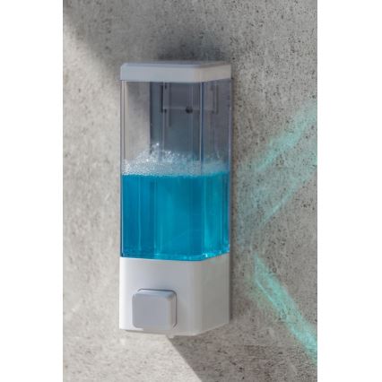 WENKO 24594100-Muilo dozatorius ISTRES 320 ml baltas/skaidrus