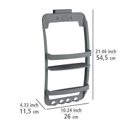 WENKO 24633100 - Lentyna UNIVERSAL 26x54,5 cm antracitas