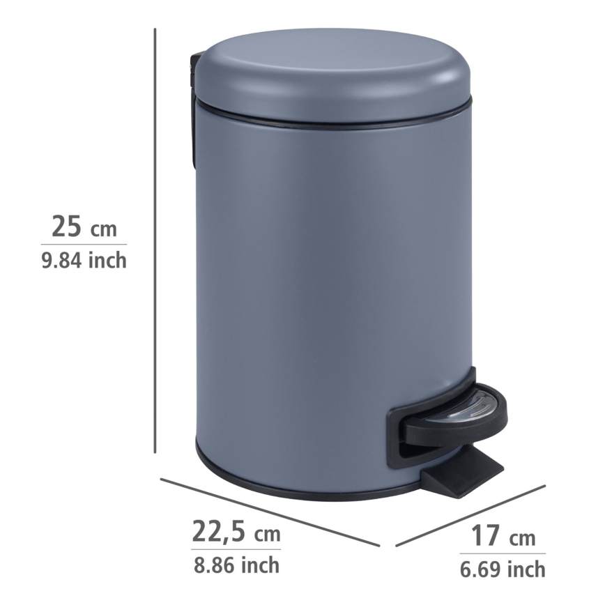 WENKO 24635100 - Krepšys LEMAN 17x25 cm mėlyna/juoda