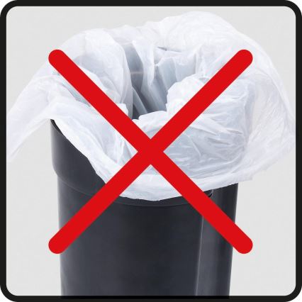 WENKO 24635100 - Krepšys LEMAN 17x25 cm mėlyna/juoda