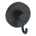 WENKO 24730100 - apvalus VACUUM-LOC kabliukas, juodas, 6 x 6,7 cm