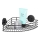 WENKO 24735100 - apvali VACUUM-LOC lentyna, juoda, 35x22,5 cm