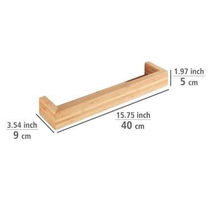 WENKO 24743100 - Stovas BAMBUSA 40x9 cm rudas
