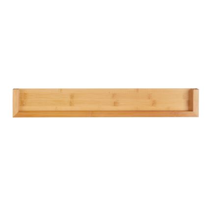 WENKO 24744100 - BAMBUSA lentyna 60x9 cm ruda