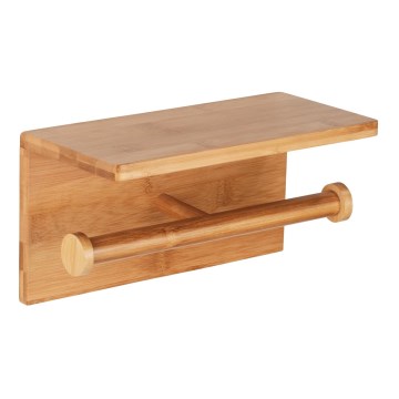 WENKO 24745100 - tualetinio popieriaus laikiklis BAMBUSA 25x13 cm rudos spalvos