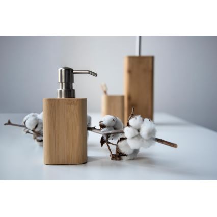 WENKO 24748100 - WC šepetys BAMBUSA 10x37,5 cm rudas