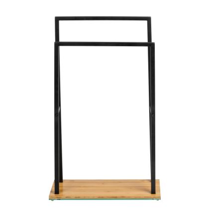 WENKO 24752100 - Rankšluosčių laikiklis BAMBUSA 46x80 cm juoda/ruda