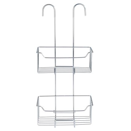 WENKO 24758100 - Dušo lentyna MILO 25x55 cm sidabrinė/skaidri