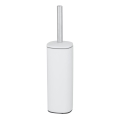 WENKO 24776100 - Tualeto šepetys ALASSIO 9,3x39,2 cm, nerūdijančio plieno/balta