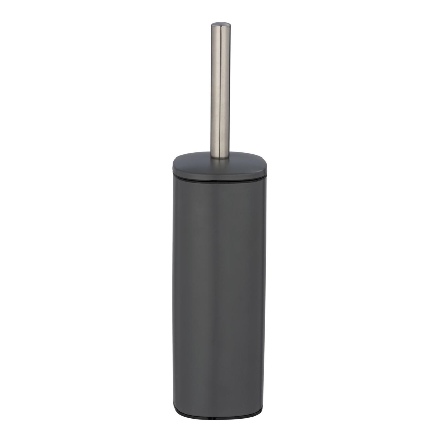 WENKO 24777100 - WC komplektas ALASSIO 9,3x39,2 cm nerūdijančio plieno/pilka