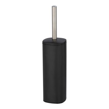 WENKO 24778100 - WC šepetys ALASSIO 9,3 x 39,2 cm nerūdijančio plieno/juodas