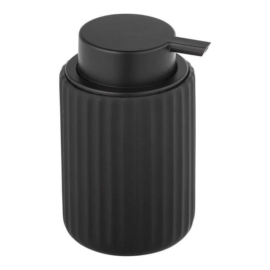 WENKO 24804100 - Skysto muilo dozatorius BELLUNO 8x13,5 cm juodas