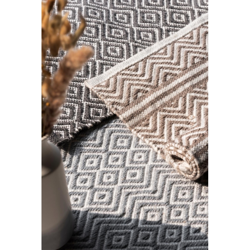 WENKO 24868100-SHAKI kilimėlis 50x80 cm smėlio/baltos spalvos