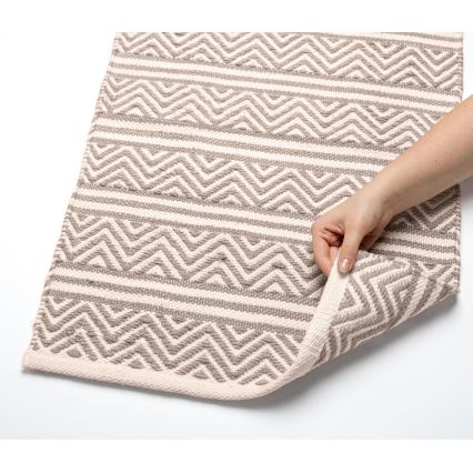 WENKO 24868100-SHAKI kilimėlis 50x80 cm smėlio/baltos spalvos