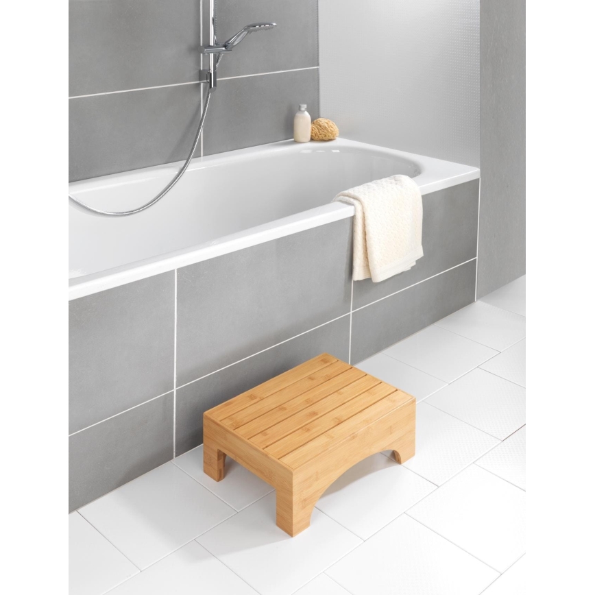 WENKO 24870100 - Taburetė BAMBUSA 40x30 cm, rudos spalvos