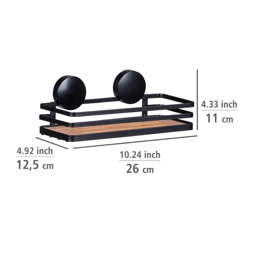 WENKO 24979800-Lentyna ALBA 26,5x12,5 cm juoda/ruda