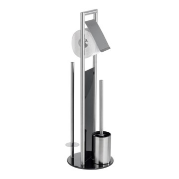 WENKO 24981800 - WC rinkinys RAVINA 20x70 cm nerūdijančio plieno/sidabrinė