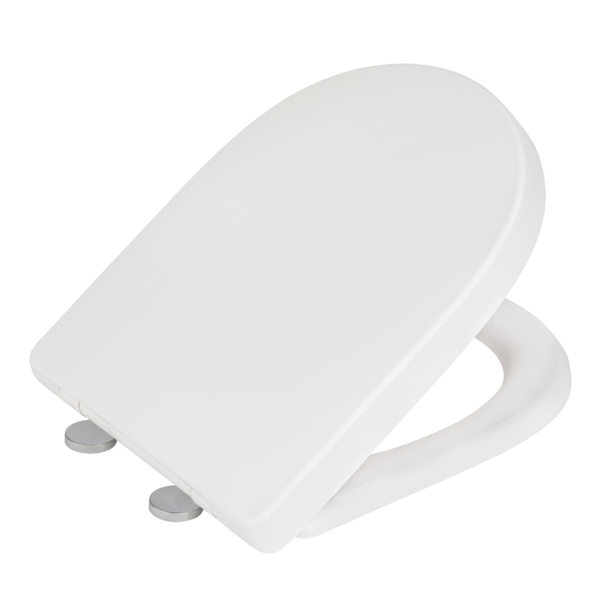 WENKO 24988100-WC tualeto sėdynė EXCLUSIVE 45x36,5 cm balta/sidabrinė