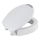 WENKO 25005100-Tualeto sėdynė SECURA 37x44 cm balta/pilka