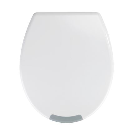 WENKO 25005100-Tualeto sėdynė SECURA 37x44 cm balta/pilka