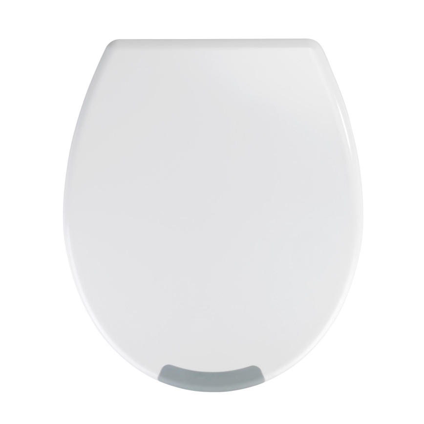 WENKO 25005100-Tualeto sėdynė SECURA 37x44 cm balta/pilka