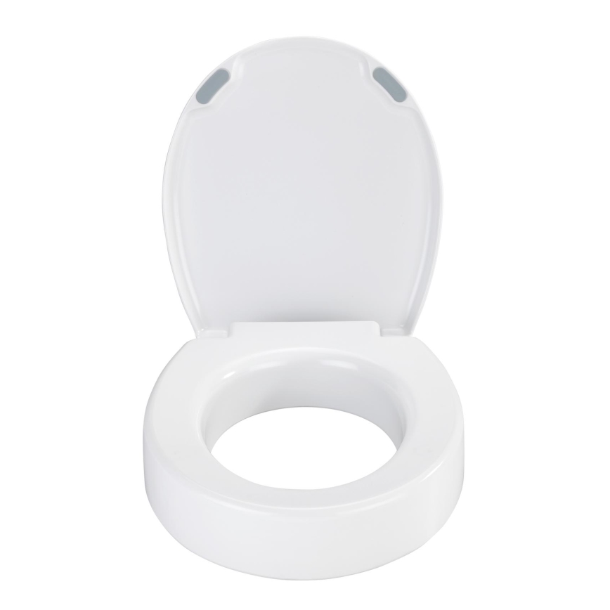 WENKO 25005100-Tualeto sėdynė SECURA 37x44 cm balta/pilka