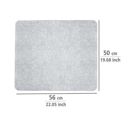 WENKO 2511910800 - Uždengimo plokštė 50x56 cm, skaidri/pilka