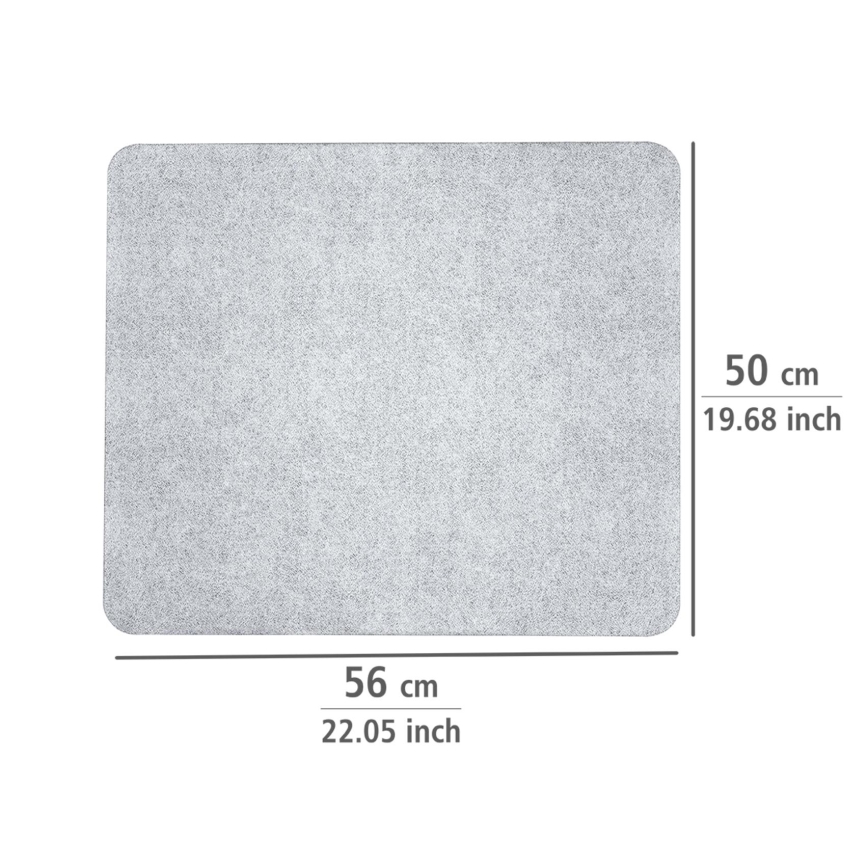 WENKO 2511910800 - Uždengimo plokštė 50x56 cm, skaidri/pilka