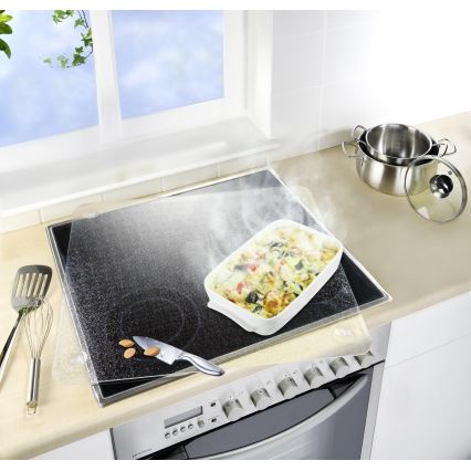 WENKO 2511910800 - Uždengimo plokštė 50x56 cm, skaidri/pilka