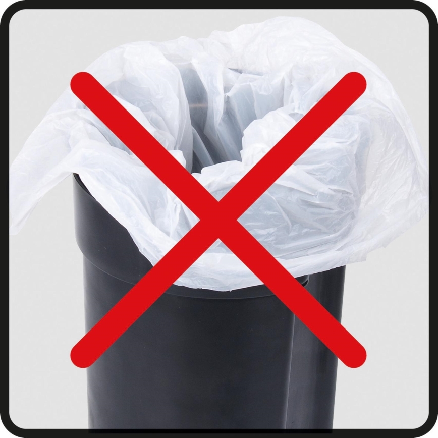 WENKO 25155100 - Šiukšlių dėžė LEMAN 17x25 cm rožinė/juoda