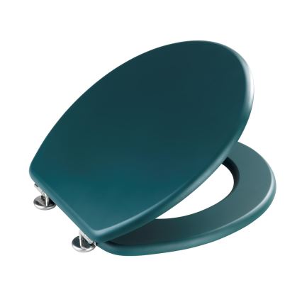 WENKO 25171100-WC tualeto sėdynė PRIMA 37x41 cm žalia/sidabrinė