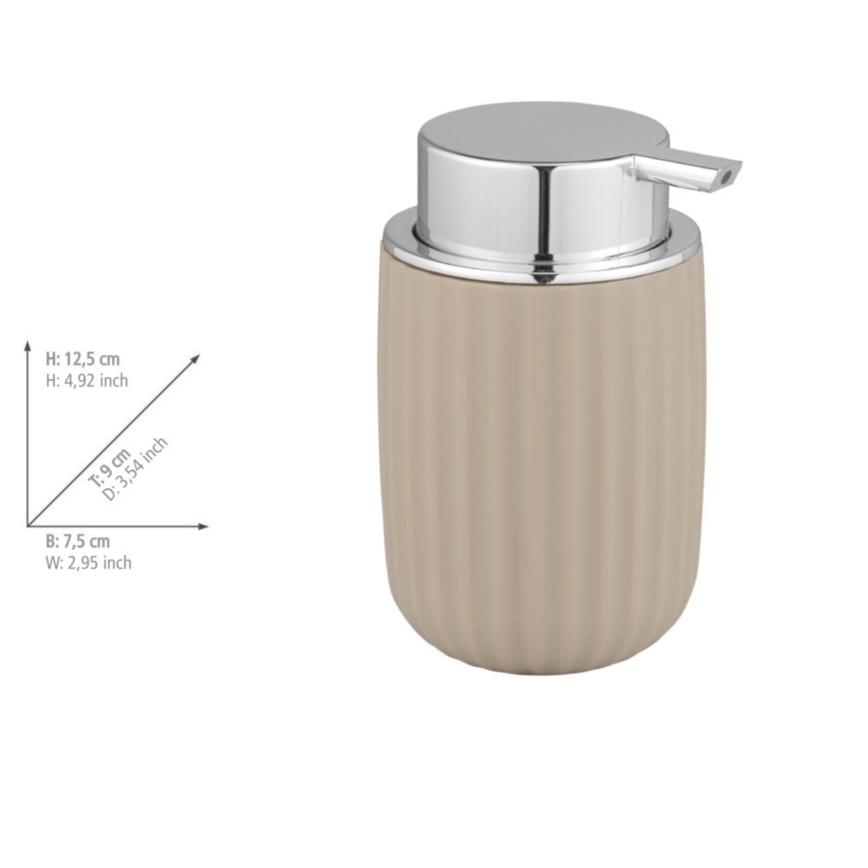 WENKO 25184100 - Muilo dozatorius AGROPOLI 250ml smėlio spalvos