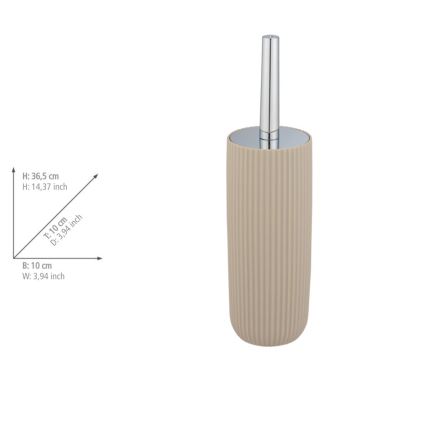 WENKO 25185100 - WC šepetys AGROPOLI 10x36,5 cm smėlio spalvos