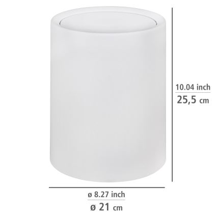 WENKO 25209100 - Krepšelis ATRI 21x25,5 cm baltas