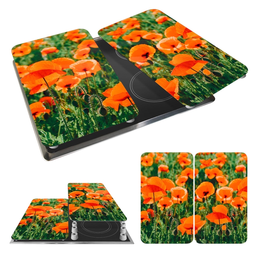 WENKO 2521434500-Uždengimo plokštė - gėlė/augalas 30x52 cm įvairiaspalvė