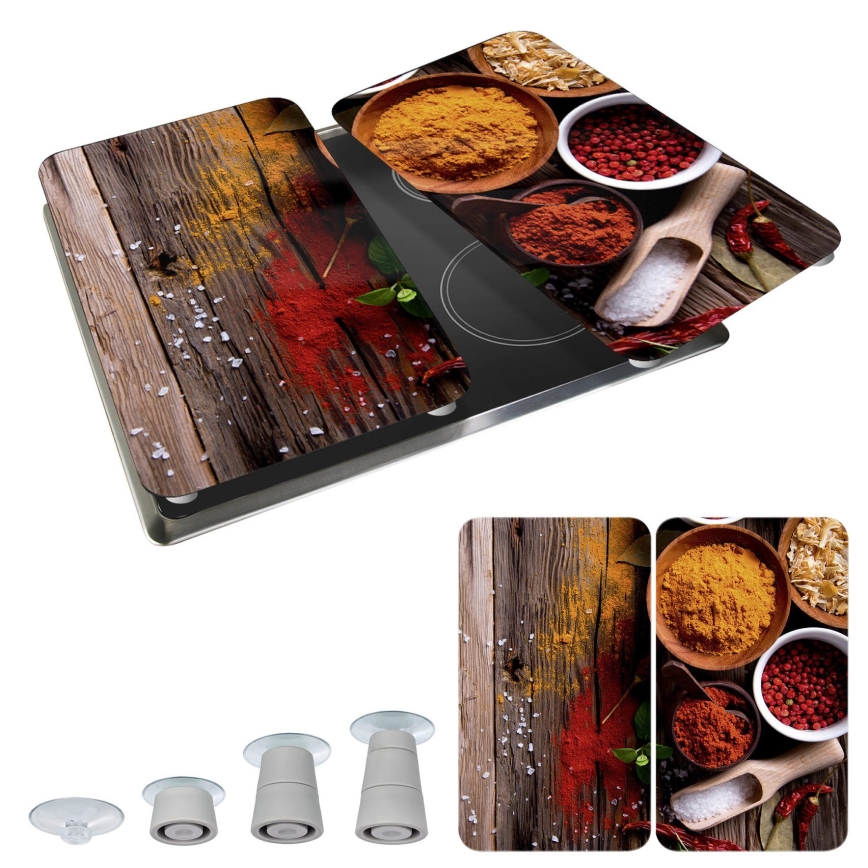 WENKO 2521467100 - Dangtis plokštei 30x52 cm įvairiaspalvis/pilkas/skaidrus