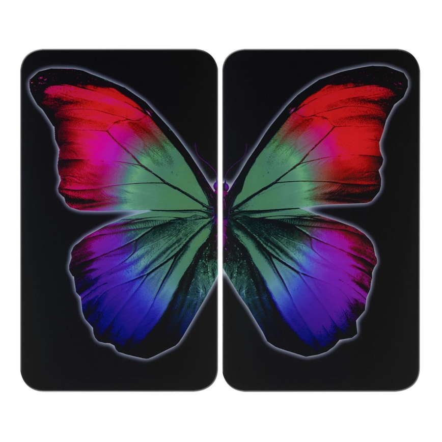 WENKO 2521474500 - Dengiamoji plokštė ABDECKPLATTE - GRAFIK 30x52 cm, margaspalvė